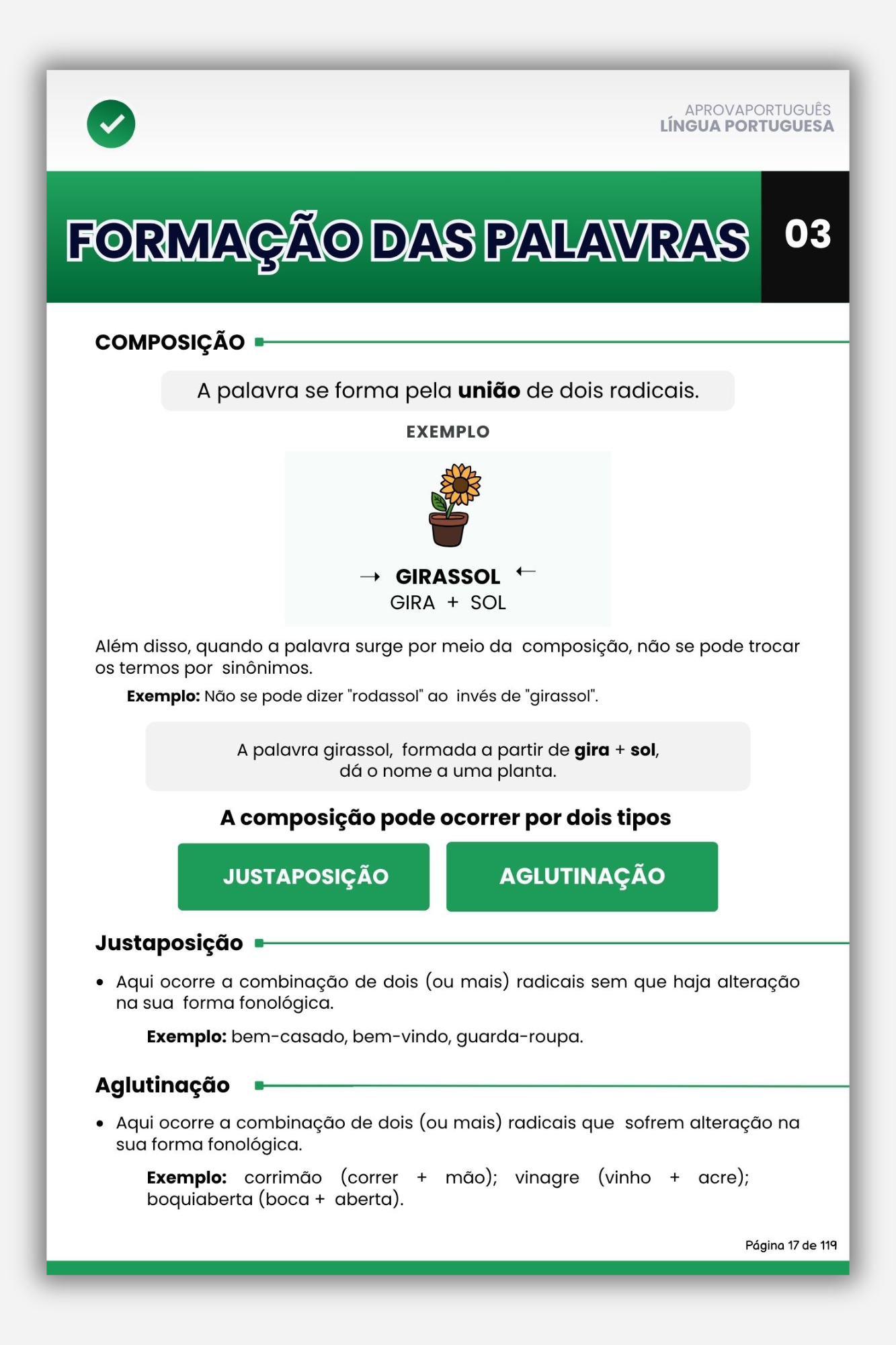 Prévia - Formação das Palavras